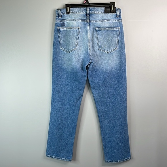 OBEY Propaganda No89 The Sundays Straight Jeans Boyish Cut High Waisted Blue 28 - Picture 11 of 15
